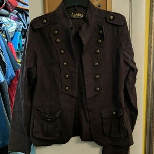 Brown steampunk jacket